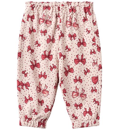 Wheat Sweatpants - Cosmo - Almond Peach Bows