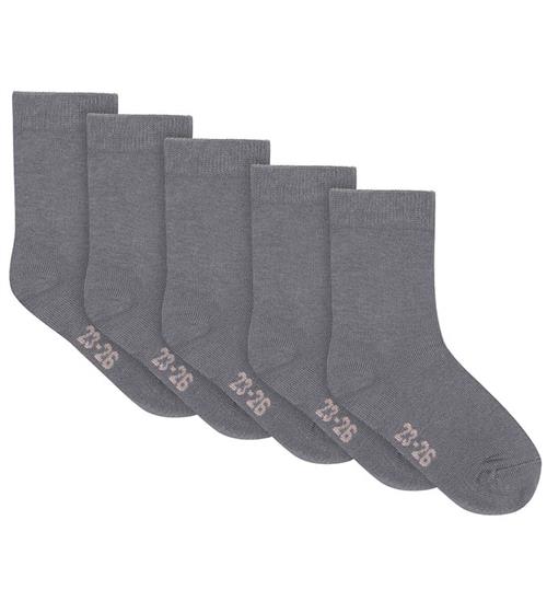 Minymo Ankelstrømper - 5-pak - Blau Gray