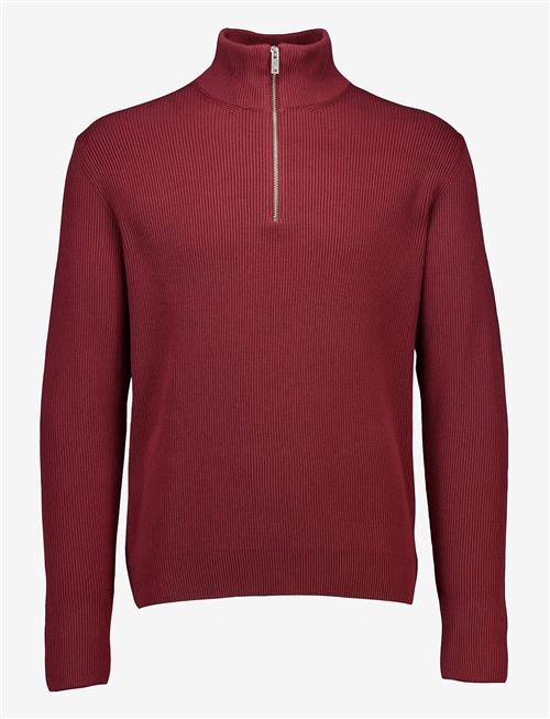 Lindbergh | Half Zip Rib Knit | S