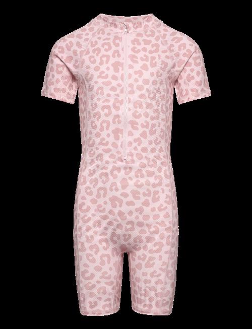 Geggamoja | Uv-Suit Pink Leo | 122-128