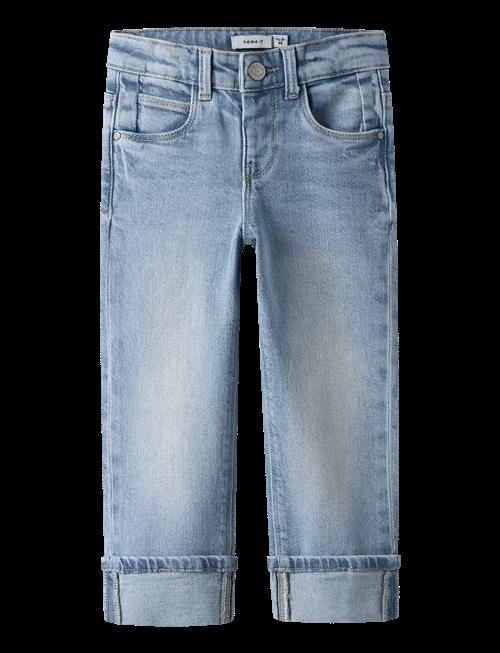 name it | Nmfrose Straight Fold Jeans 4224-Az Noos | 110