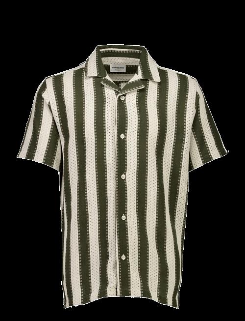 Lindbergh | Bold Striped Resort Shirt S/S | XXL