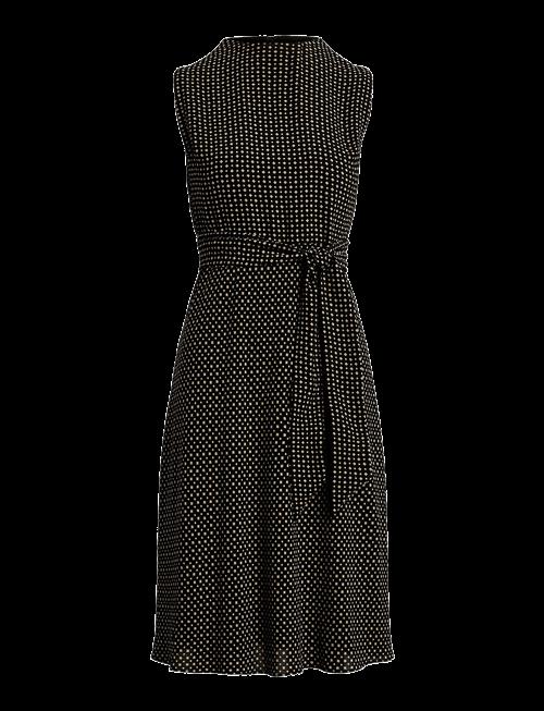 Lauren Ralph Lauren | Geo-Print Belted Bubble Crepe Dress | 46