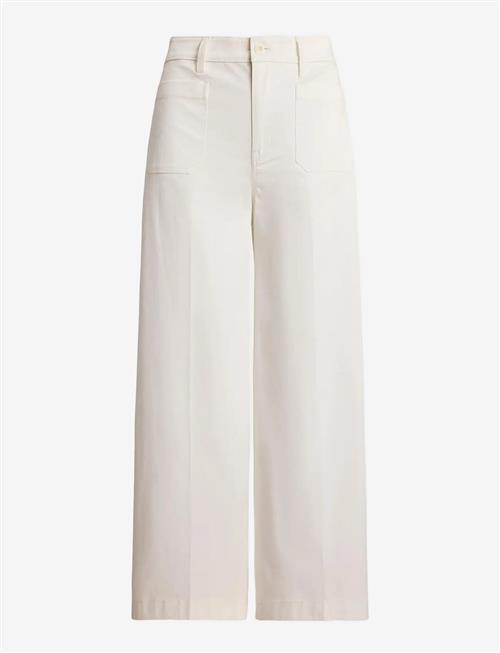 Lauren Ralph Lauren | Stretch Chino Wide-Leg Cropped Pant | 34