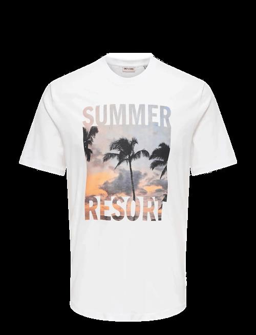 ONLY & SONS | Onsmagdy Life Reg Photoprint Ss Tee | XS
