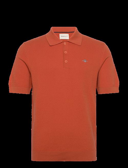 Gant | Textured Cotton Ss Polo | XXL