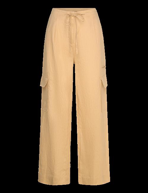 Mango | Linen Cargo Trousers | 40