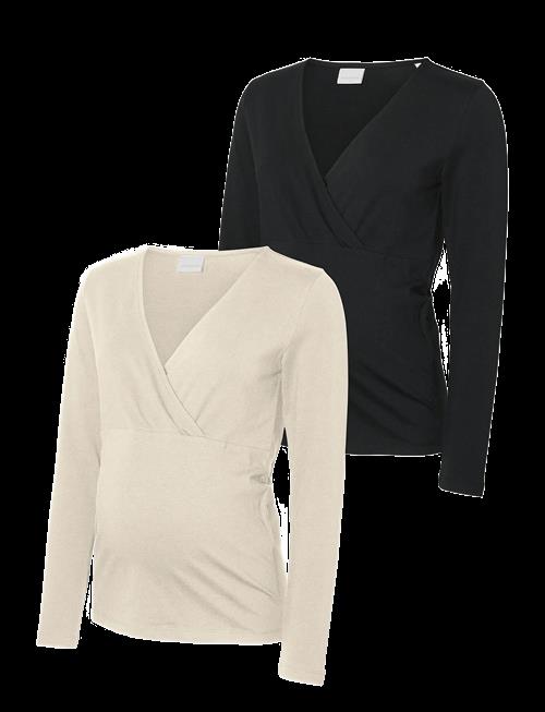 Mamalicious | Mlkerrie Tess Ls Jrs Top 2-P | XL