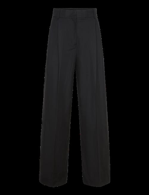 Mango | Straight-Leg Cotton Pleated Trousers | 36