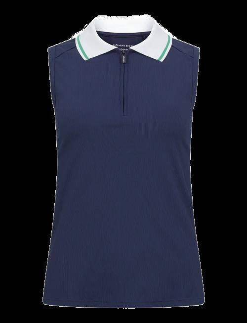 Se Röhnisch | Rib Sleeveless Poloshirt | M hos Booztlet