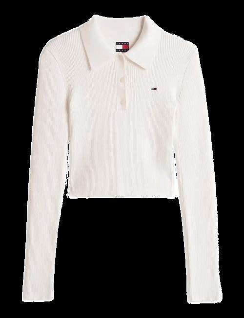 Tommy Jeans | Tjw Essential Polo Ls Sweater | M
