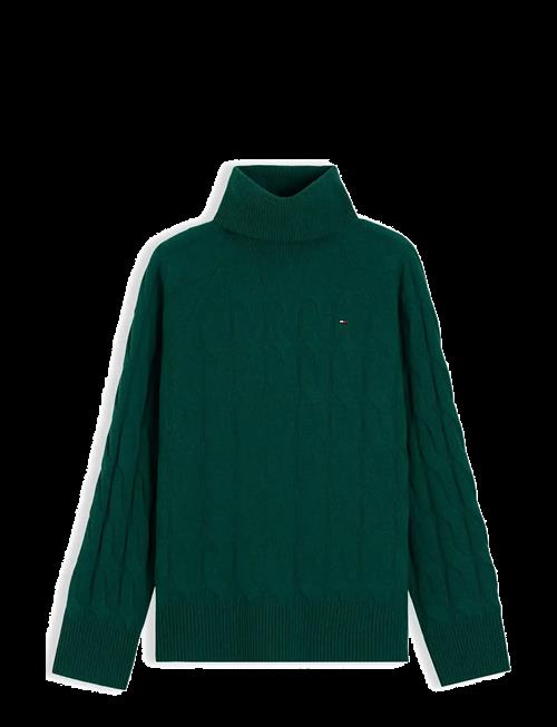 Tommy Hilfiger | Soft Wool Cable Roll-Nk Ls Swt | XL