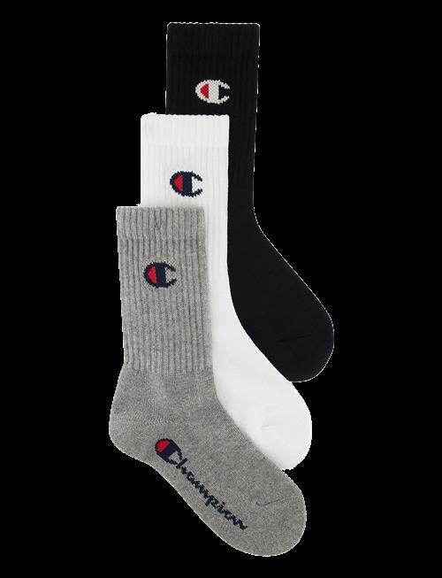 Champion | 3Pk Crew Socks | 31-34
