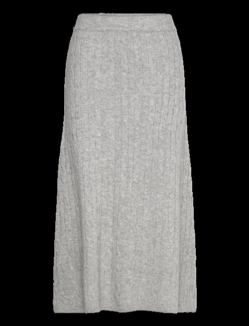 Davida Cashmere | A-Line Cable Skirt | S