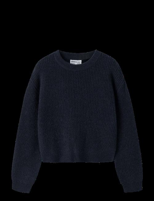 name it | Nkfholly Ls Boxy Short Knit Noos | 134-140