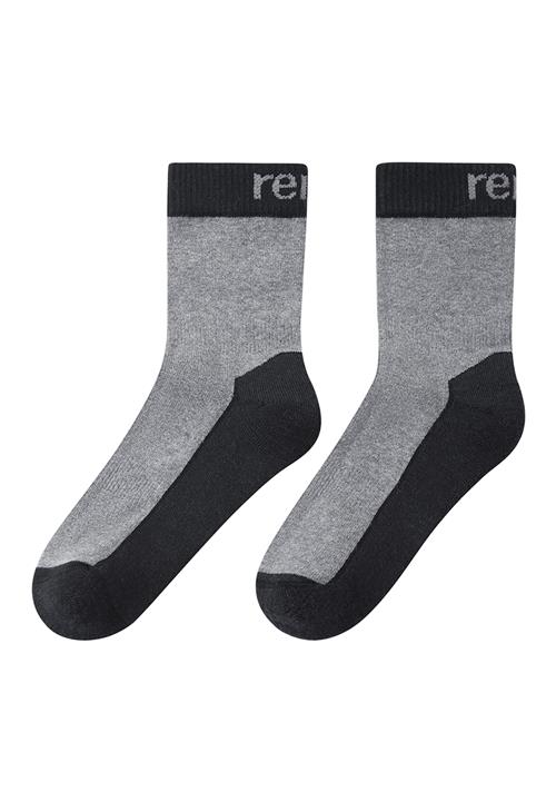 Reima Villalla Sokker Melange Grey  Melange Grey 38-41 EU  Grå  38-41 EU  Drenge, Piger