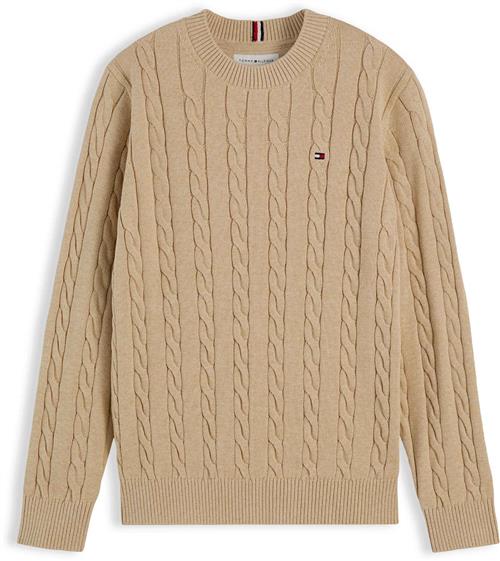 Tommy Hilfiger Kabelstrik Gentle Gold Htr  Gentle Gold Htr 92 cm  Beige  92 cm  Drenge, Piger