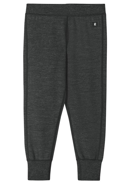 Reima Misam Uldbukser Black Melange  Black Melange 134 cm  Grå  134 cm  Drenge, Piger