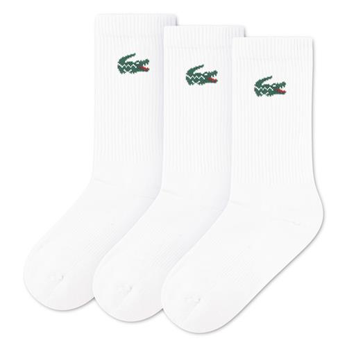 Lacoste 3-pak Strømper Med Kort Skaft Blanc  Blanc 38-42 EU  Hvid  38-42 EU  Drenge