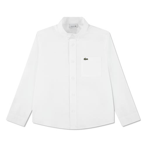 Lacoste Vævet Top Blanc  Blanc 140 cm  Hvid  140 cm  Drenge