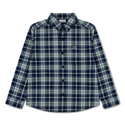 Lacoste Ternet Skjorte Marine  Marine 104 cm  Blå  104 cm  Drenge