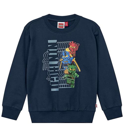 LEGOÂ® Ninjago Sweatshirt - LWSian 714 - Navy m. Print