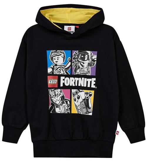 LEGOÂ® Fortnite Hættetrøje - LWSian 700 - Sort m. Print