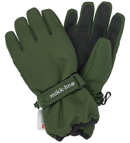 Mikk-Line Handsker m. Fleece - Kombu Green