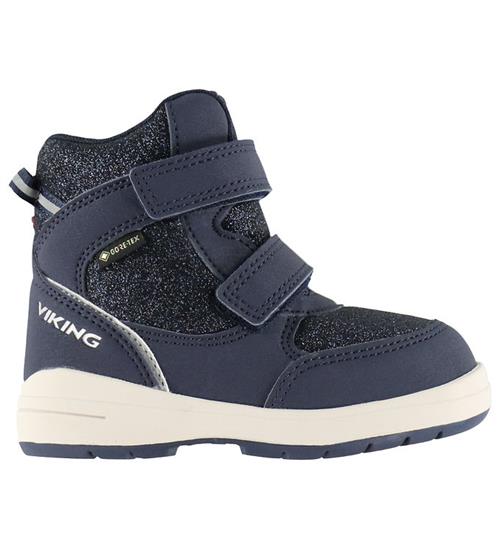 Viking Vinterstøvler - Fun Glitter Warm GTX 2V - Navy