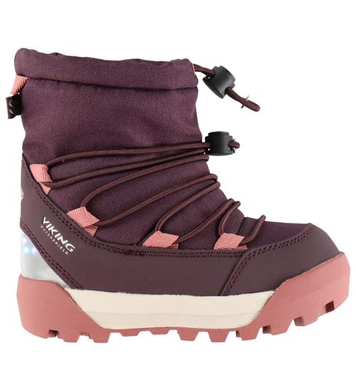 Viking Vinterstøvler - Spaceship Warm SC WP - Plum/Pink