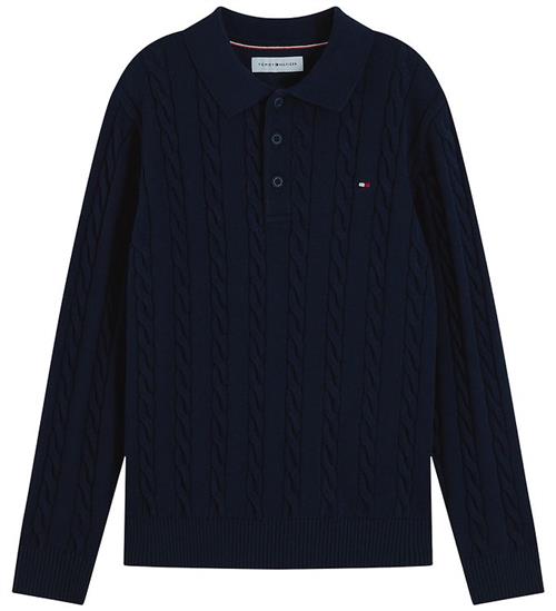 Tommy Hilfiger Polo - Strik - Dark Blue
