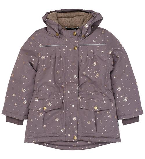 Mikk-Line Vinterjakke - Snowflake Glitter AOP