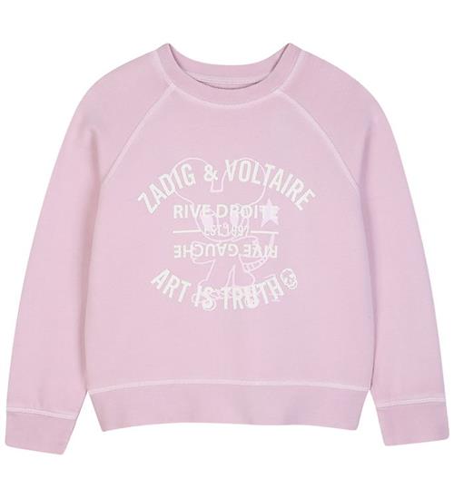 Zadig & Voltaire Sweatshirt - Pale Pink m. print