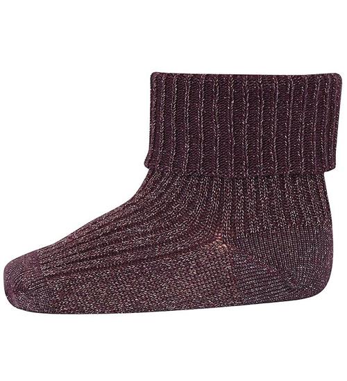 MP Strømper - Ida - Glitter - Dark Purple
