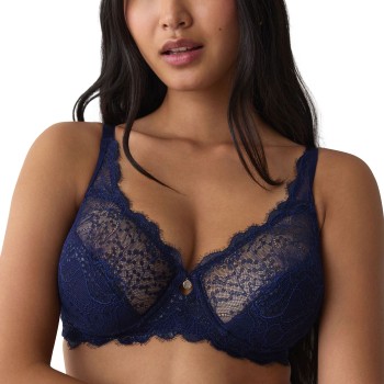 Triumph BH Amourette Sparkle Wired Bra Marineblå E 95 Dame