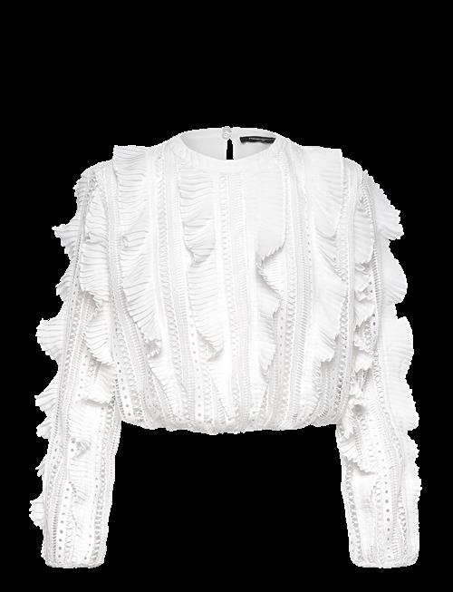 French Connection | Annika Lace Frill Top | 36