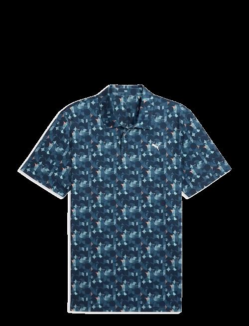 PUMA Golf | Mattr Deco Polo - Lc | S