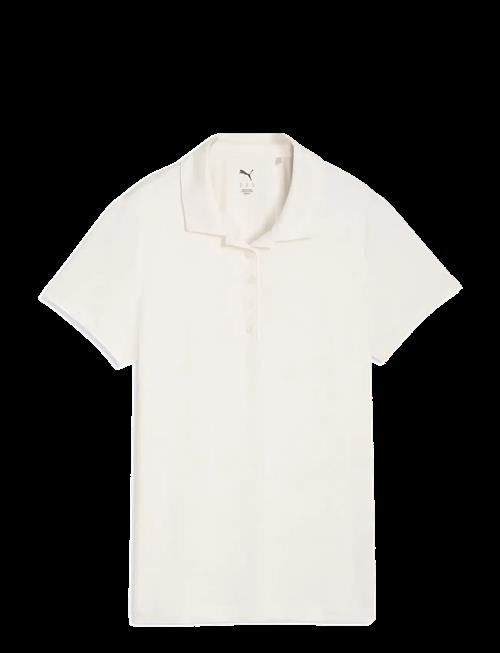 PUMA Golf | W Floral Lace Jacquard Ss Polo | L