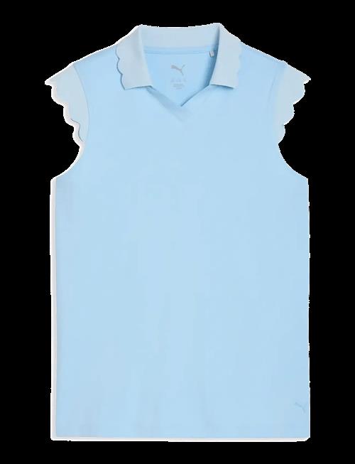 PUMA Golf | Girls Cloudspun Scallop Sleeve Polo | 152