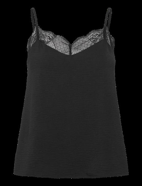 Pieces | Pctiffany Strap Lace Top Wvn Noos Bc | M