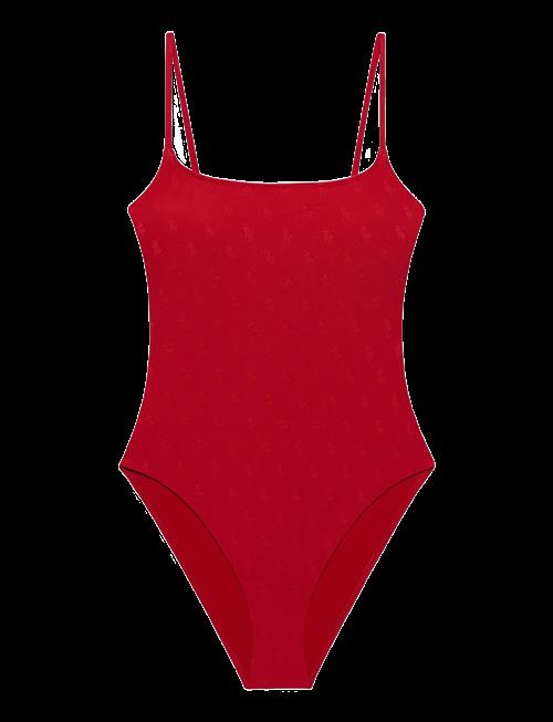 Polo By Ralph Lauren Swimwear | Prl Logo Jacquard Kennedy Swimsuit | XL