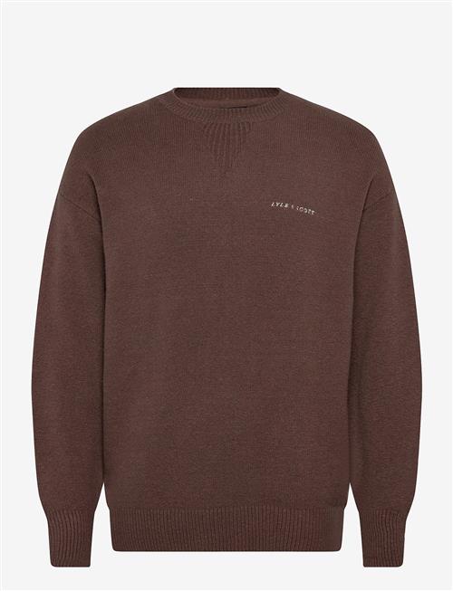 Lyle & Scott | Script Knitted Crew Neck | L