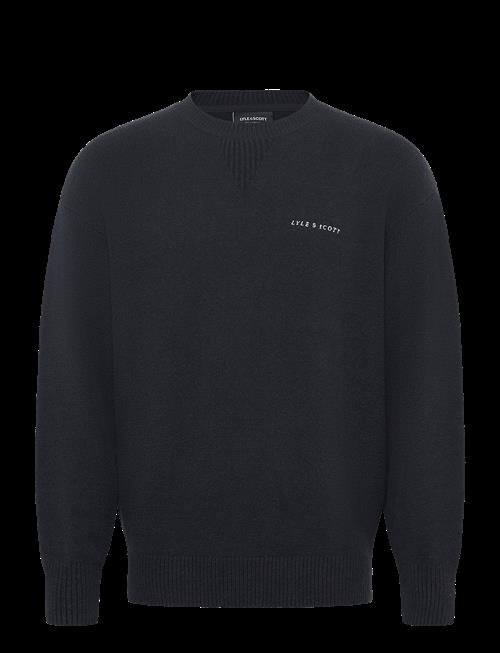 Lyle & Scott | Script Knitted Crew Neck | XL