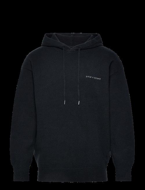 Lyle & Scott | Script Knitted Hoodie | M