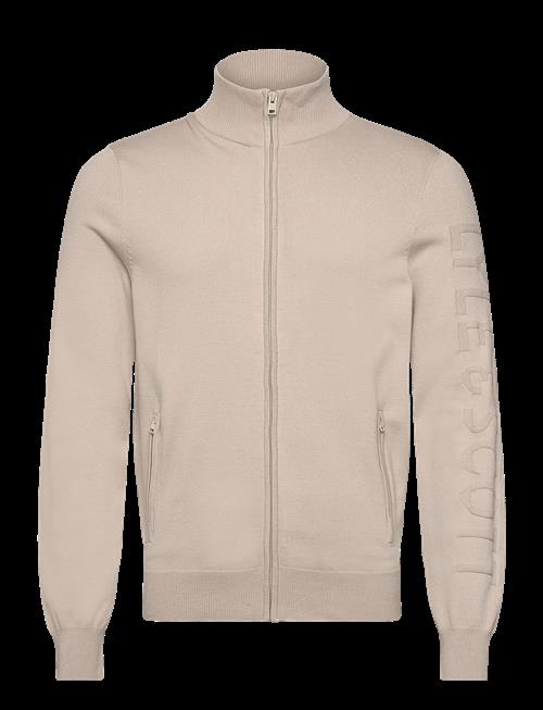 Lyle & Scott | Mesh Logo Knitted Track Jacket | XL