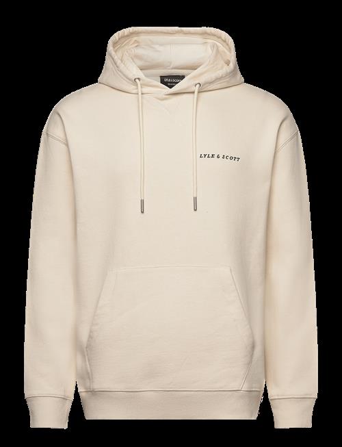 Lyle & Scott | Script Brushback Pullover Hoodie | M