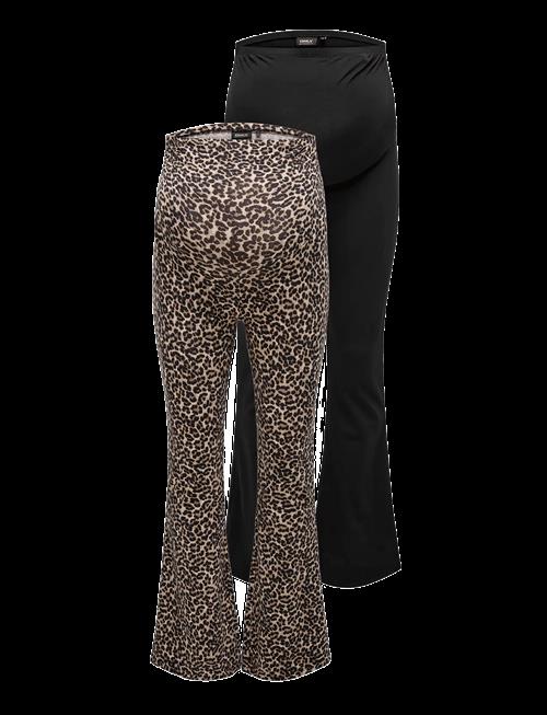 Only Maternity | Olmlovely Leo Flared Pant 2-Pack Noos | XS