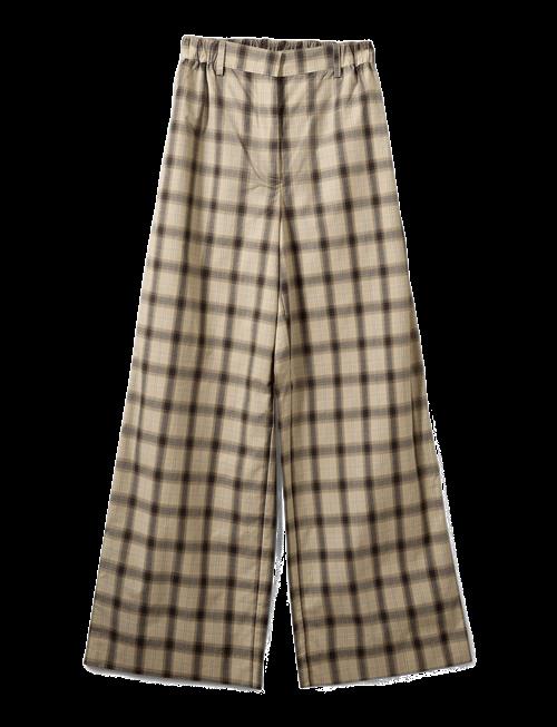 Sofie Schnoor | Reinesw Check Wide Leg Trousers | 38