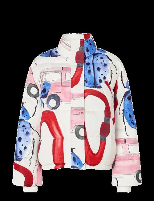 STINE GOYA | 2424 Printed Tech, Long Sleeve Puff | S