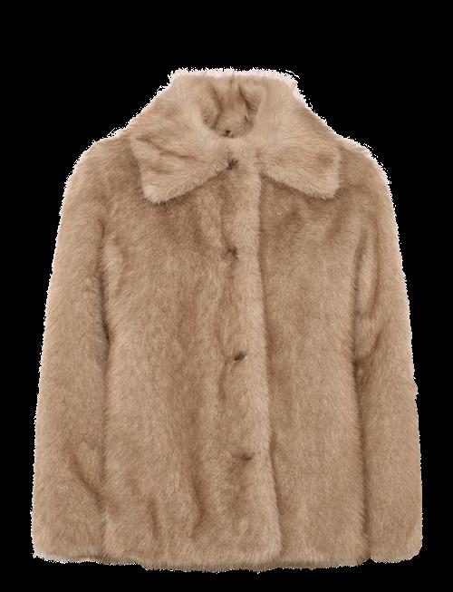 Mango | Faux-Fur Coat With Buttons | S